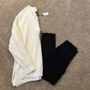 NWT. Express oversized shaker tunic sweater